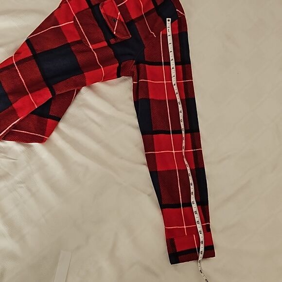 Ripzone Men's Flannel Buffalo Plaid Button-Down Long Sleeves Shirt XL Red/ Blue - Picture 10 of 16